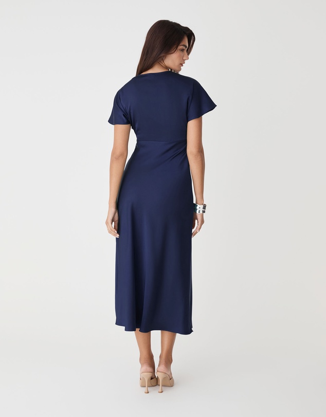 Forcast - Catalina V-Neck Satin Dress