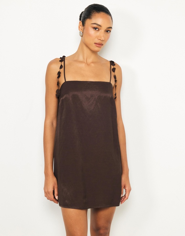 AERE - Ilaria Floral Mini Shift Dress