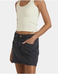 Billabong - Womens Frankie Denim Mini Skirt
