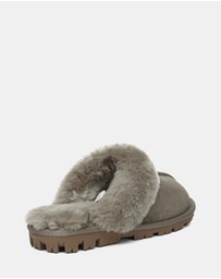 EVERAU - Australian Shepherd Ugg Waffle Slipper Sheepskin Upper House Shoes