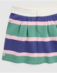 Polo Ralph Lauren - Striped Cotton Terry Rugby Skirt - Teens