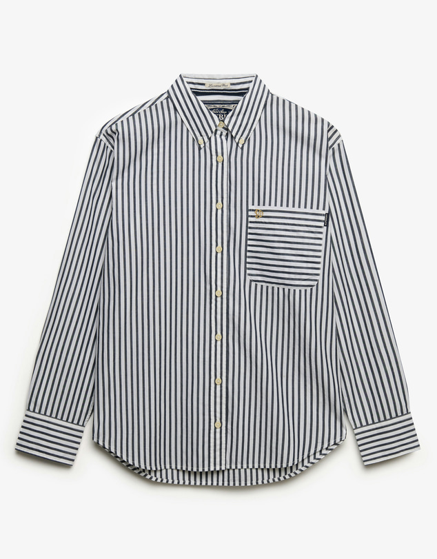 Superdry - Poplin Relaxed Long Sleeve Shirt