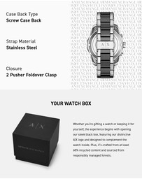 Armani Exchange - Two Tone Chronograph Watch