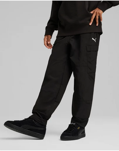 Puma - WARDROBE ESS Relaxed Woven Cargo Pants - Boys