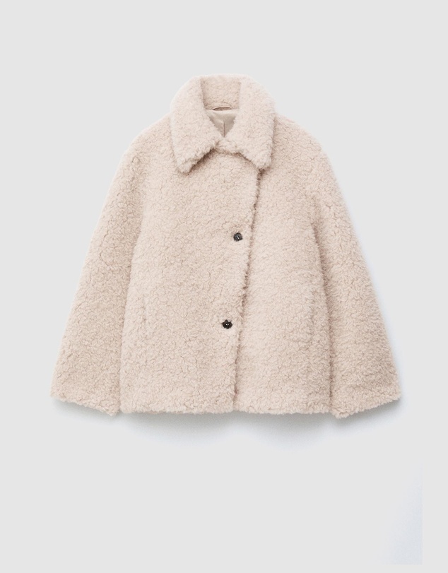 & Other Stories - Wool-Blend Faux-Fur Jacket