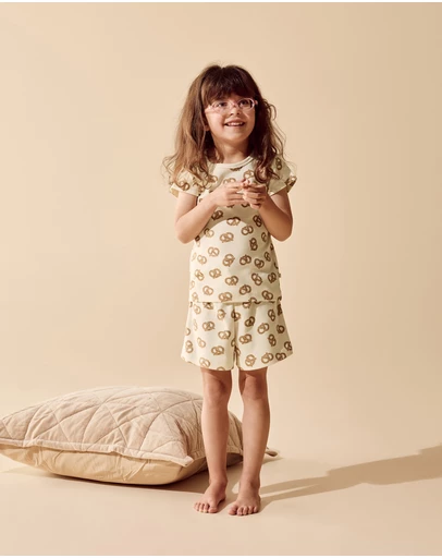 Wilson & Frenchy - Organic Rib Short Sleeved Pyjamas - Babies-Kids