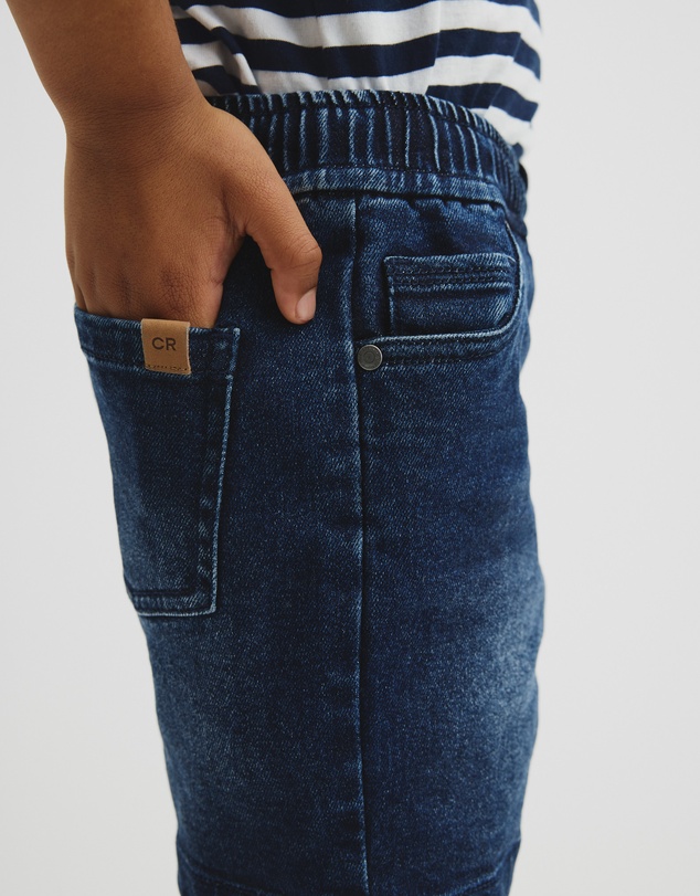 Country Road - Pull On Denim Straight Pant