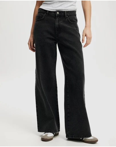 Cotton On - Relaxed Wide Leg Jeans