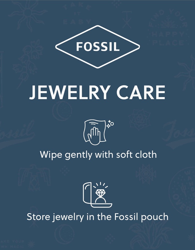 Fossil - Elliott Gold Tone Pendant