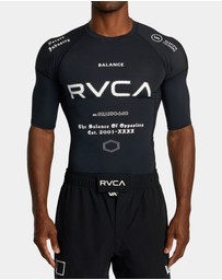 RVCA - Mens Sport Short Sleeve Rash Vest
