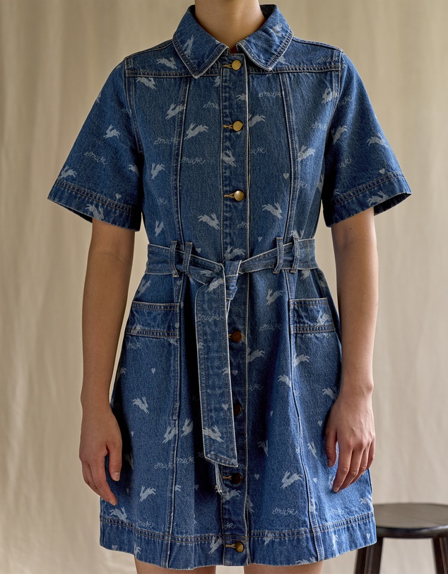 SMWR. by The Somewhere Co - Royal Match Denim Mini Dress
