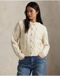 Polo Ralph Lauren - Cable-Knit Wool-Cashmere Cardigan - ICONIC EXCLUSIVE