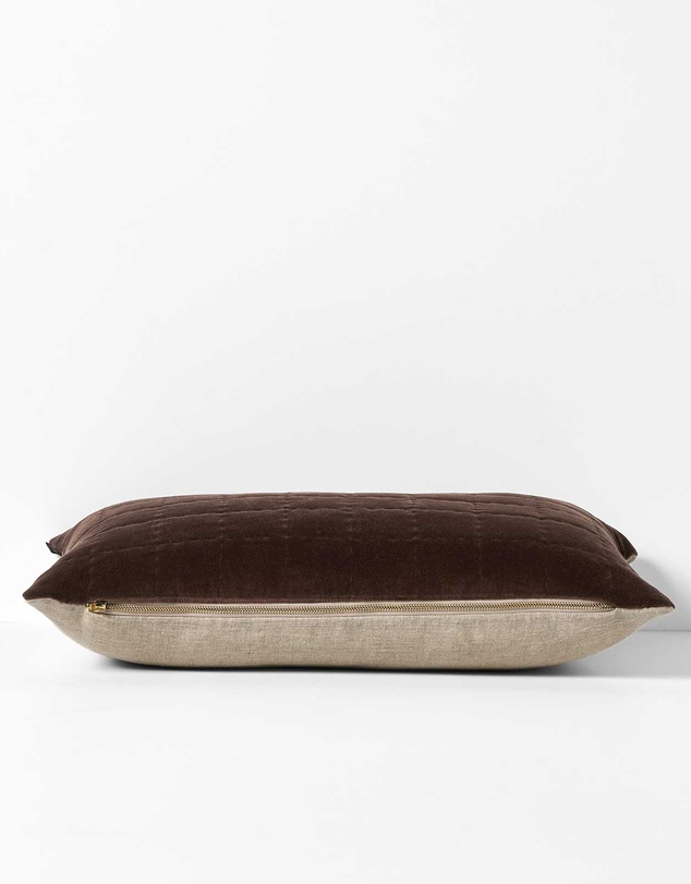 Aura Home - Luxury Velvet Quilted Cushion