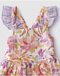 WITH LOVE FOR KIDS - Cotton Muslin Frill Playsuit - Babies