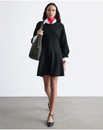 & Other Stories - Leather Cross-Strap Ballet Flats