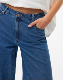Vero Moda - Remy Mid Rise Wide Jeans