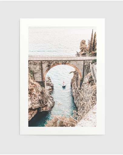 Olive et Oriel - Amalfi Coast Art Print