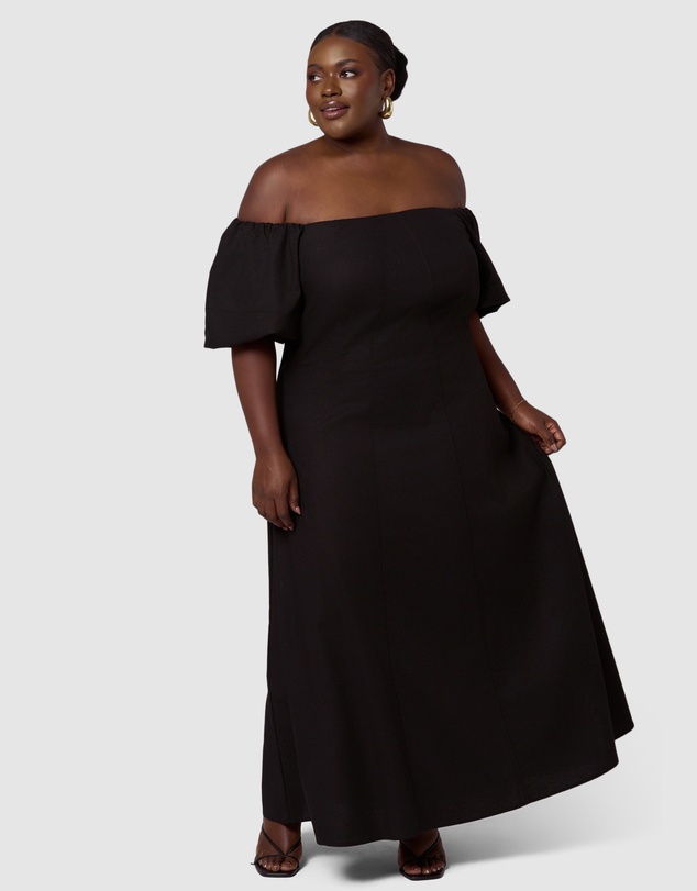 Pink Dusk by Curve Project - Heart Racer Midi Dress