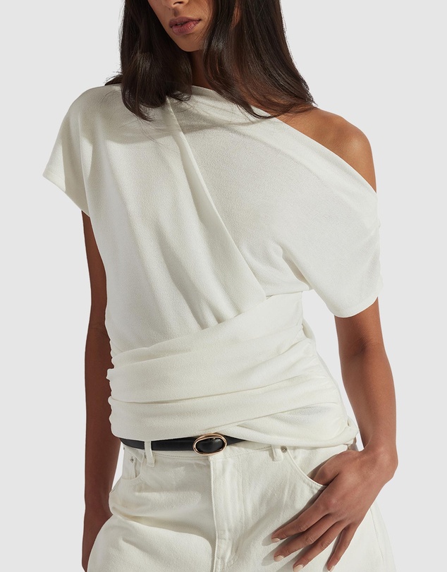 Decjuba - Ruby Gathered Top