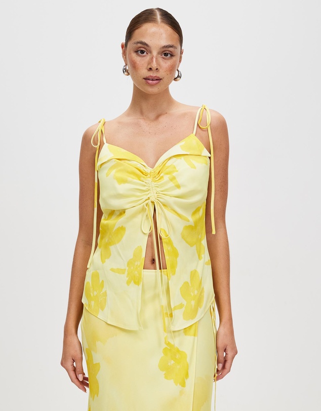 Third Form - Wild Flower Draw Up Cami Top