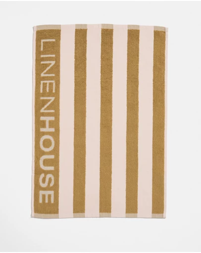 Linen House - Linen House Logo Stripe Tea Towel