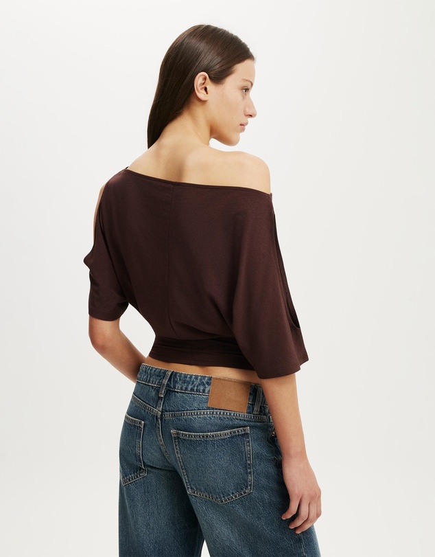 Cotton On - Sonny Cold Shoulder Short Sleeve