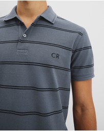 Country Road - Australian Cotton Stripe Pique Polo