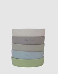 Lilly + Dash - Cat Food Water Ceramic Bowl