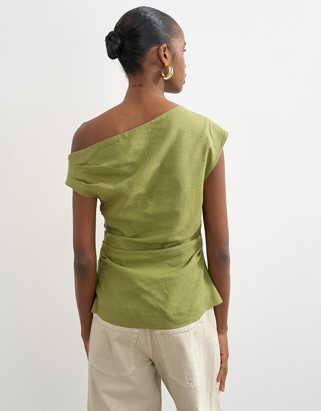 TOPSHOP - Casa Cinched Waist Top