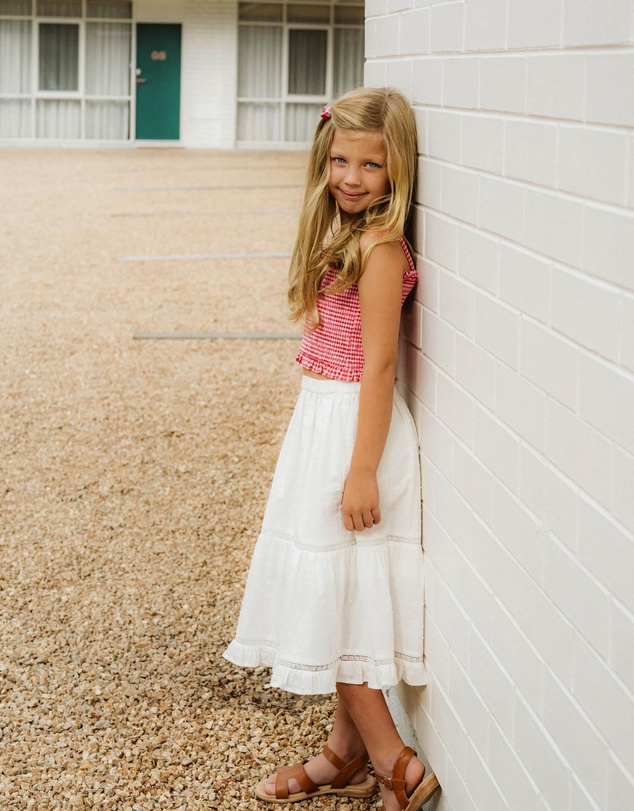 Fox & Finch - Dobby Midi Skirt - Kids
