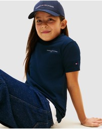 Tommy Hilfiger - Unisex Logo Crew Neck T-Shirt - Teens