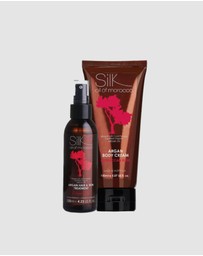 Silk Oil of Morocco - Moroccan Rose Argan Skin Duo - Value Pack