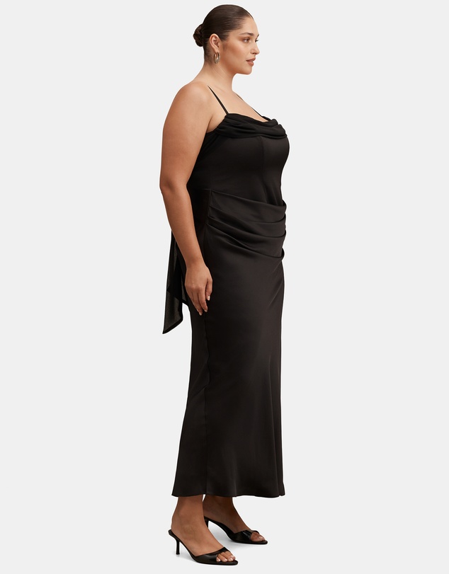 Forever New Curve - Claudia Curve Strappy Corset Maxi Dress