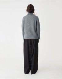 Forcast - Jada Notch Hem Turtleneck Knit