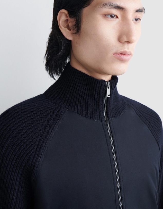 COS - Cotton-Panelled Merino Track Jacket
