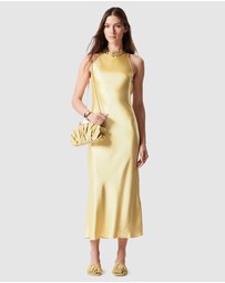 & Other Stories - Sleeveless Satin Midi Dress