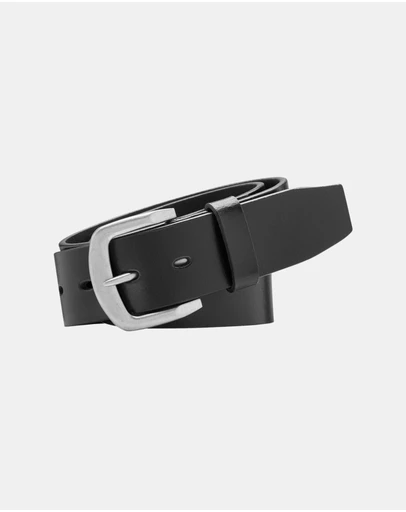 Buckle - Bushman. Australian Made Full Grain Natural Leather Belt. 38mm width.