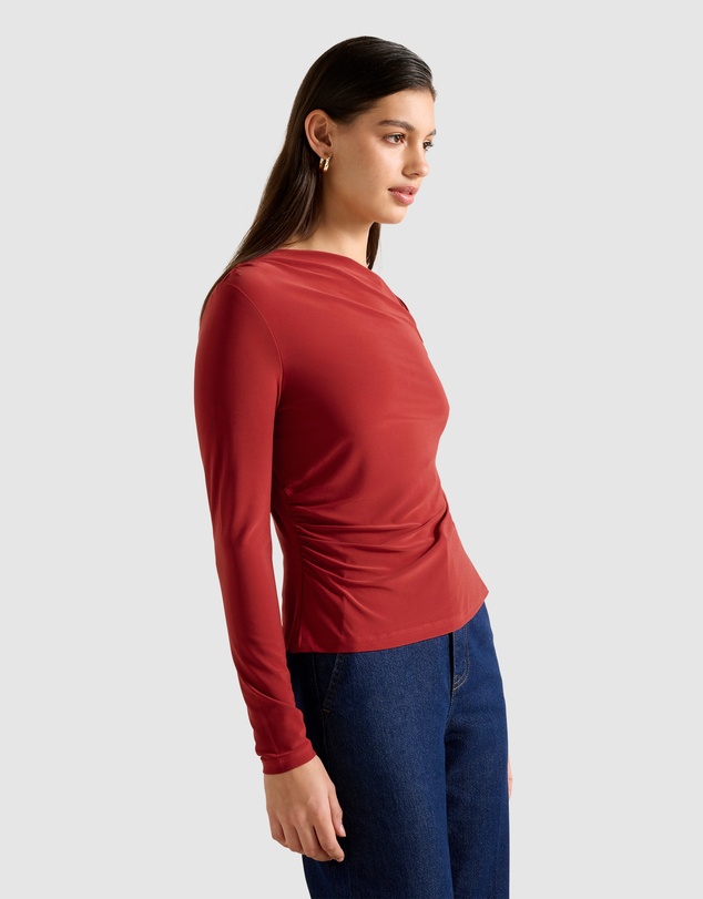 Forever New - Roma Asymmetrical Neck Top