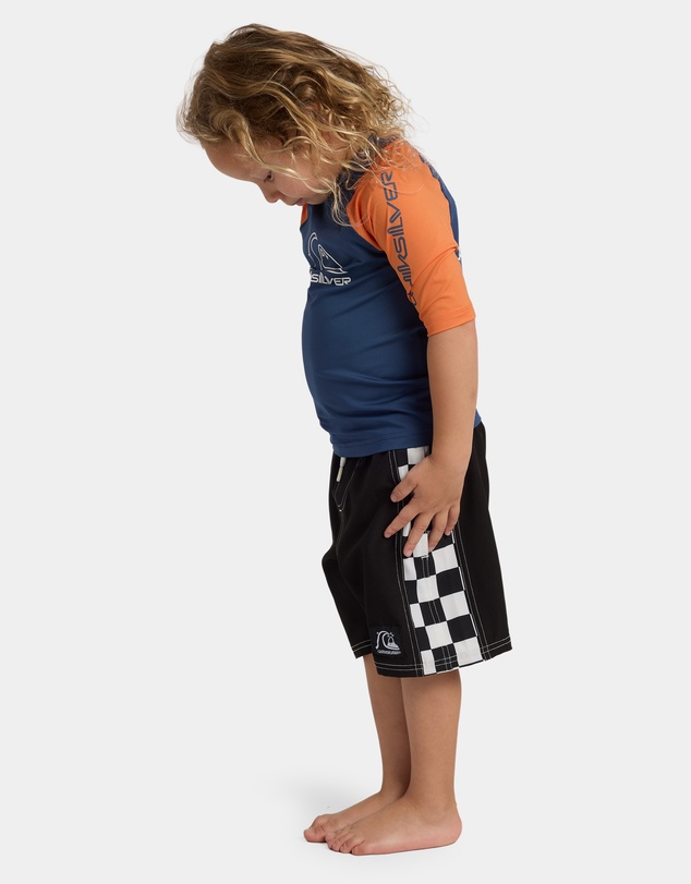 Quiksilver - Boys 2 to 7 On Tour Short Sleeve Rashguard