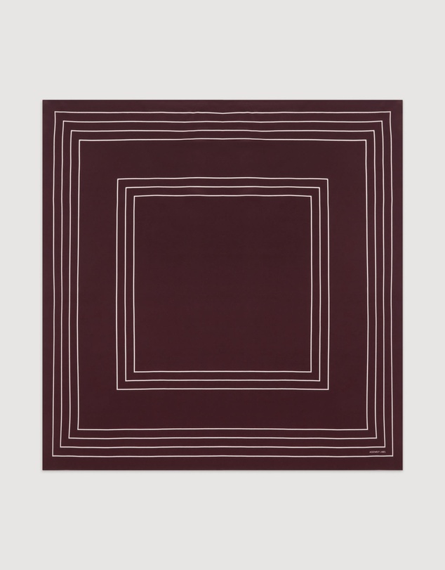 Assembly Label - Silk Square Scarf