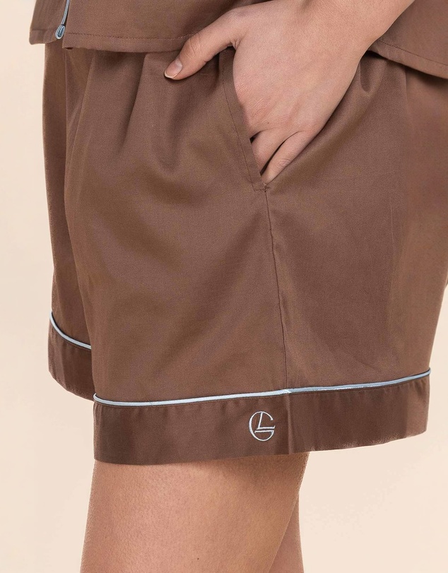 Gingerlilly - Ariana Double Piping Short Set