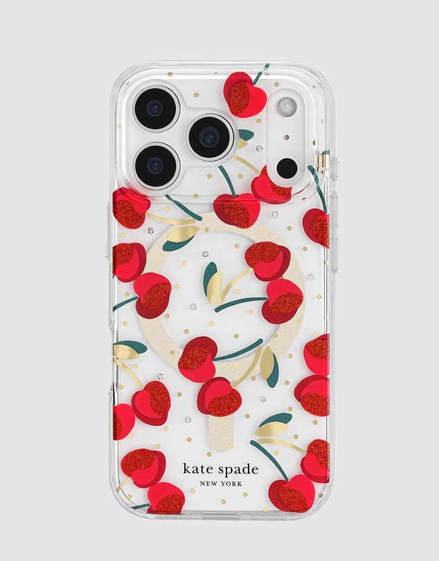 Kate Spade - Kate Spade Cherry Dot MagSafe Case for iPhone 17 Pro