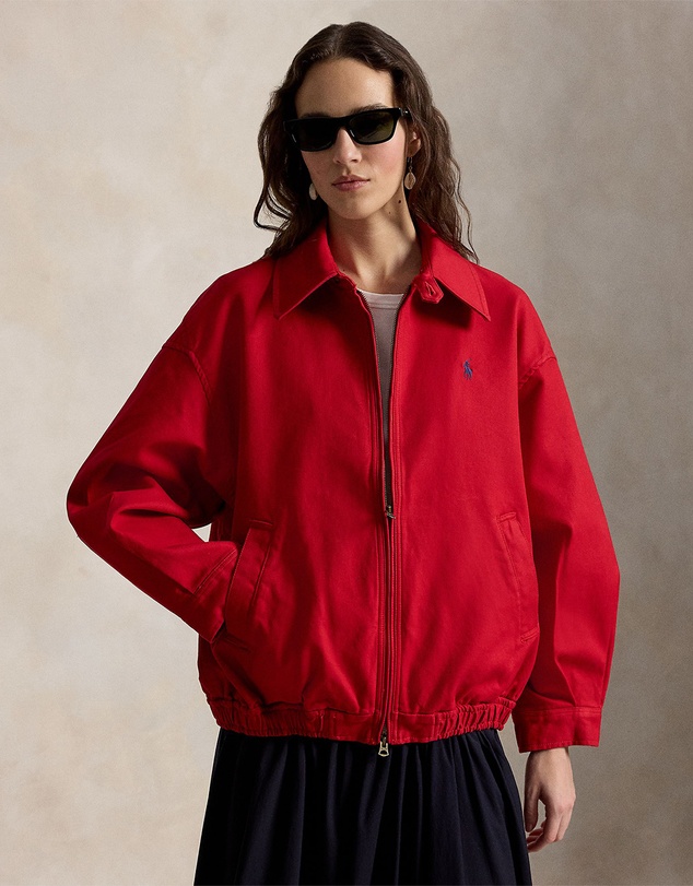 Polo Ralph Lauren - Oversized Cotton Windbreaker - The ICONIC Exclusive