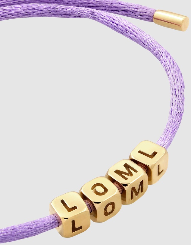 Elli Jewelry - Love of my Life Purple Satin Bracelet
