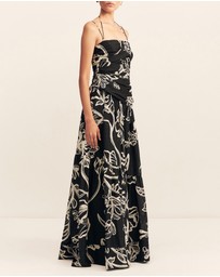 Shona Joy - Lila Double Strap Tiered Maxi Dress