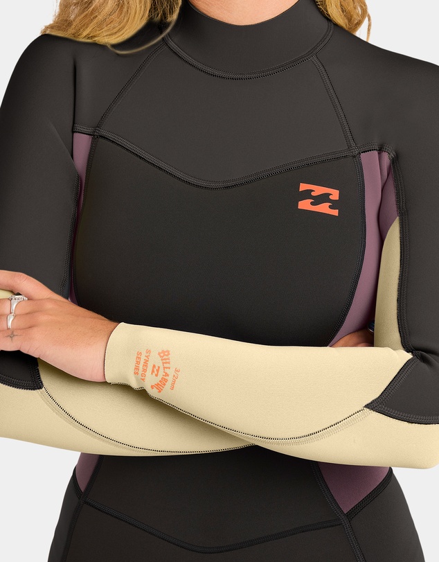 Billabong - Womens 3/2Mm Synergy Back Zip Long Sleeve Fullsuit