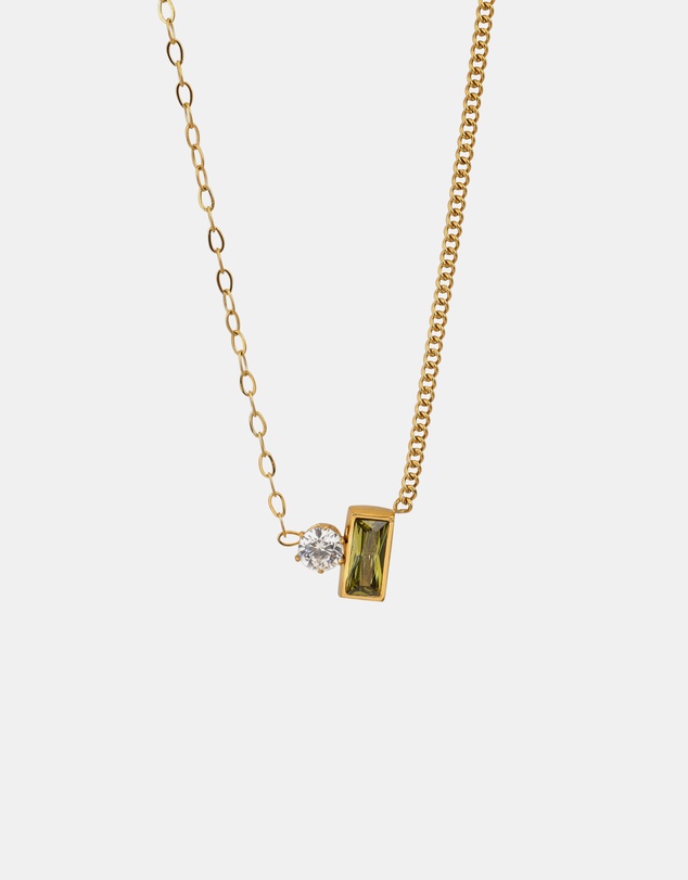 Zoe Olivia - Waterproof Aurora Dual Stone Necklace