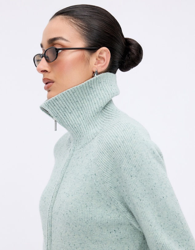 Minima Esenciales - Niles Merino Wool Zip Cardigan