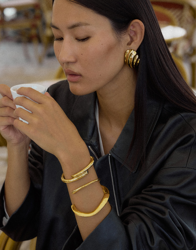 Sonne Jewellery - Josie Gold Bangle
