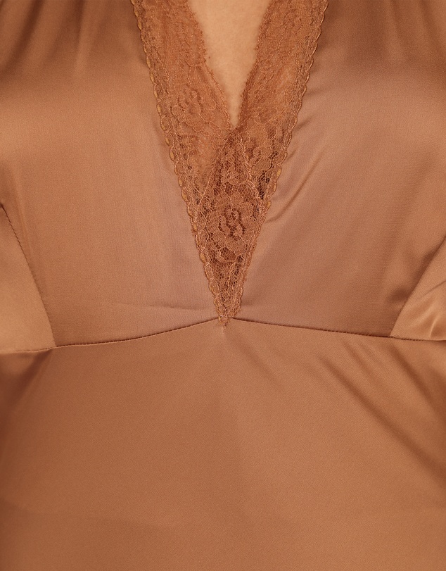 Petal & Pup - Kalina Halterneck Maxi Dress - Bronze